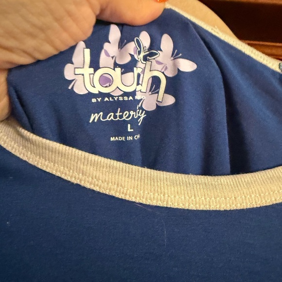 NFL Women's Blue Colts Maternity Apparel Top - Picture 4 of 4
